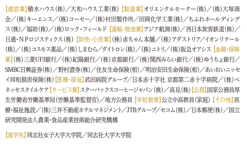 進路 就職 同志社女子大学