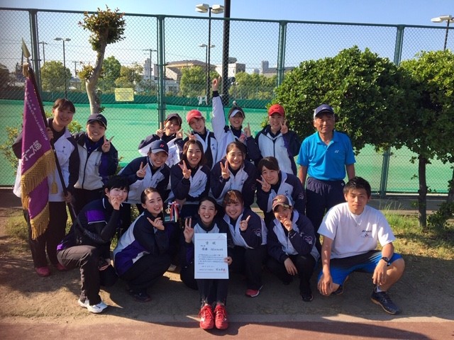 ソフトテニス部が関西リーグ1部昇格を決めました 同志社女子大学 ソフトテニス部が関西リーグ1部昇格を決めました 同志社女子大学