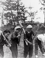 加茂川農園開墾　（1943年）