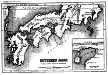 アメリカン・ボード作成日本地図（『女性のための生命と光』1886年6月号掲載）
