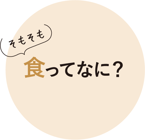 そもそも 食ってなに？